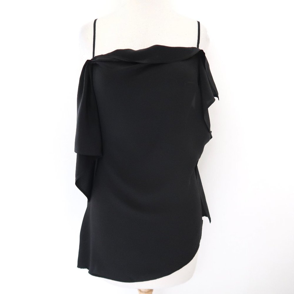 ADELE FADO draped silk cami top